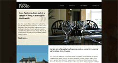 Desktop Screenshot of casapaolo.co.uk
